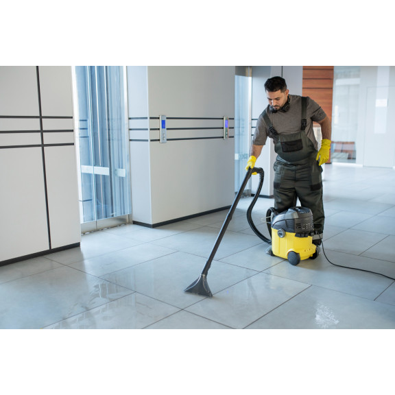 Floor polishing